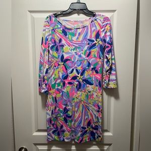 Lilly Pulitzer long sleeve t shirt dress. Size: S.